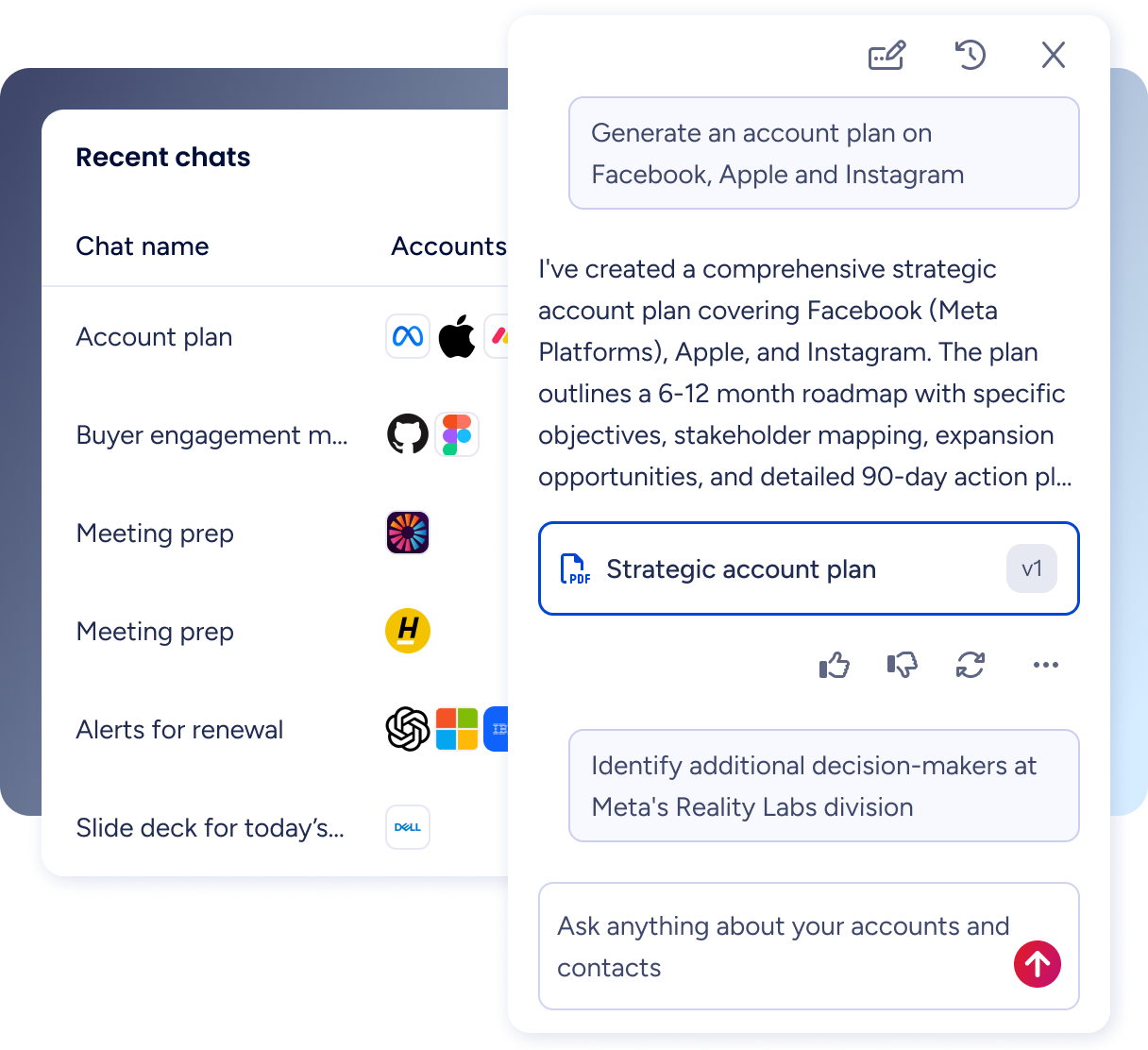 GTM Workspace - The AI Assistant: Get a 1-click brief on any account. - image